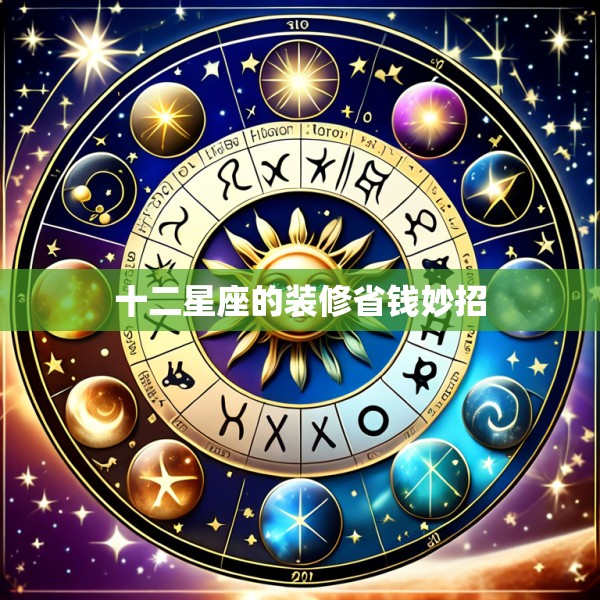 十二星座的装修省钱妙招