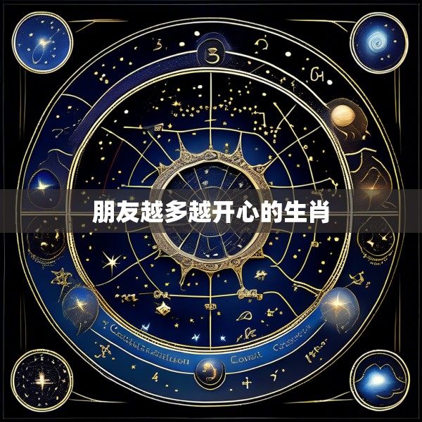 朋友越多越开心的生肖