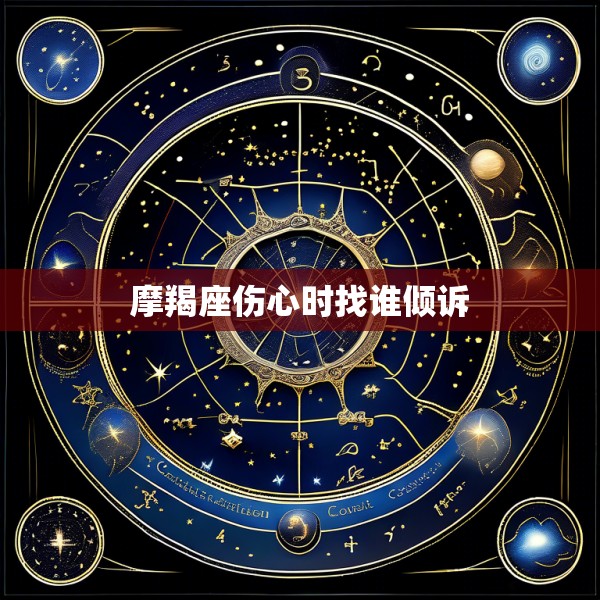 摩羯座伤心时找谁倾诉
