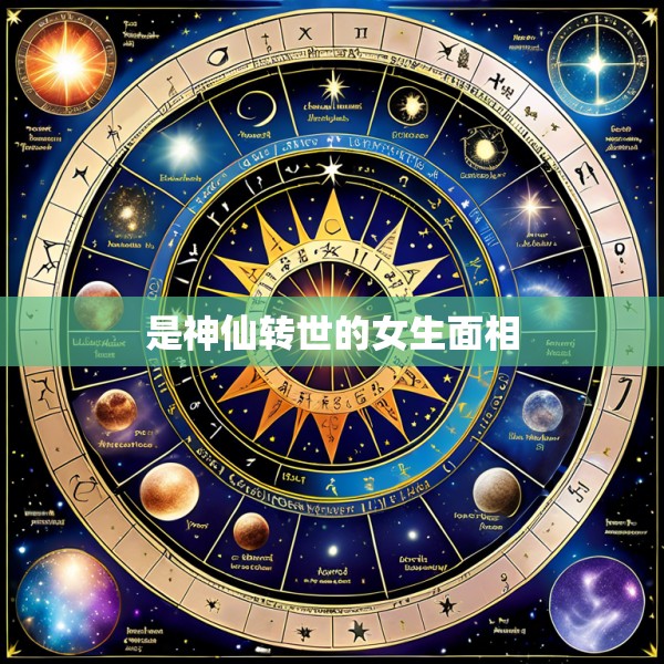 是神仙转世的女生面相