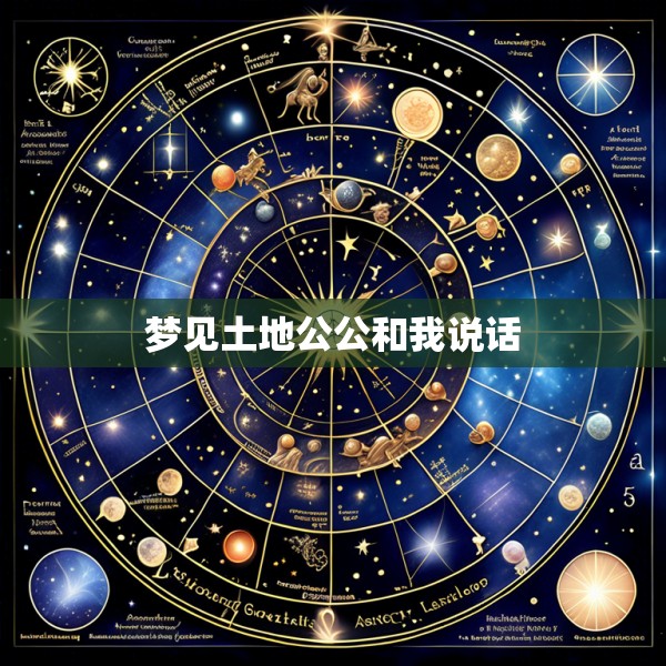梦见土地公公和我说话