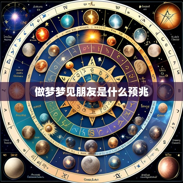 做梦梦见朋友是什么预兆