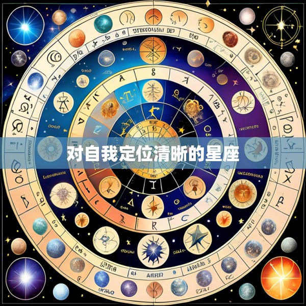 对自我定位清晰的星座