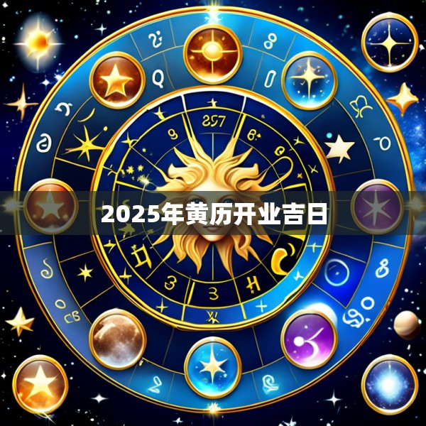 2025年黄历开业吉日