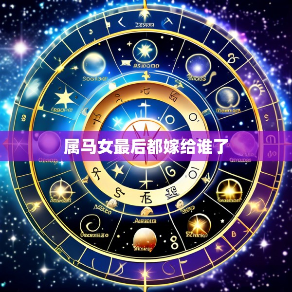 属马女最后都嫁给谁了