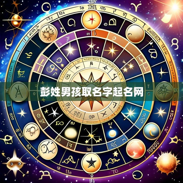 彭姓男孩取名字起名网
