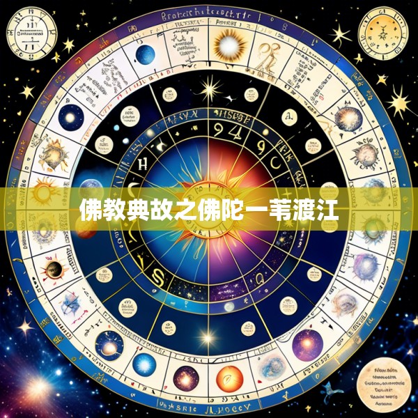 佛教典故之佛陀一苇渡江