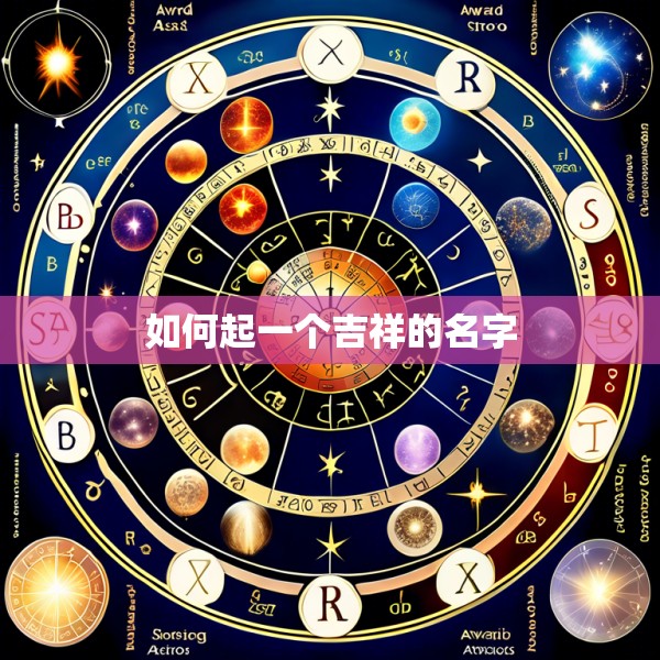 如何起一个吉祥的名字
