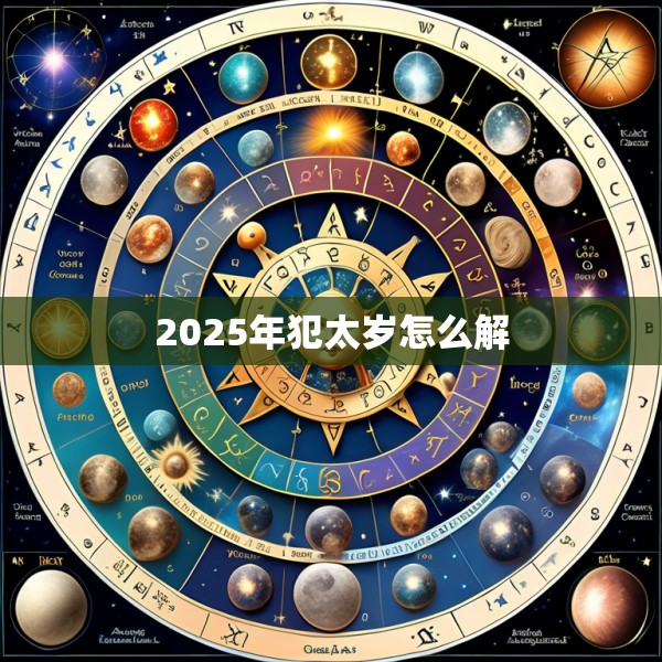 2025年犯太岁怎么解