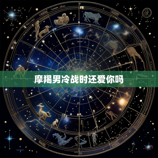 摩羯男冷战时还爱你吗