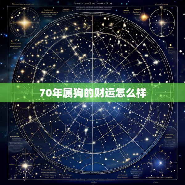 70年属狗的财运怎么样