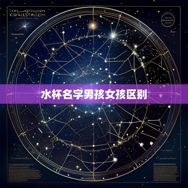 水杯名字男孩女孩区别