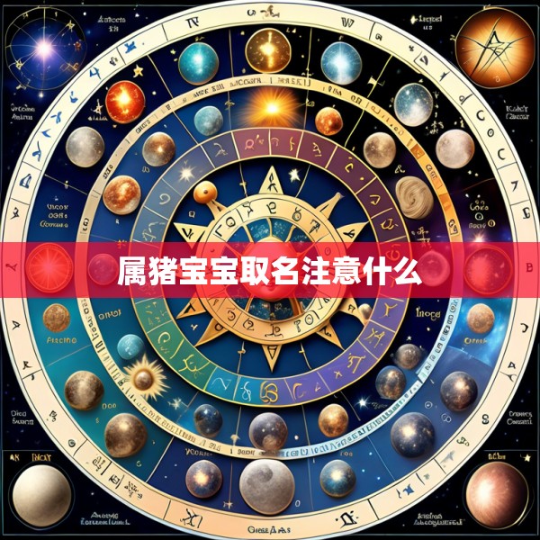 属猪宝宝取名注意什么