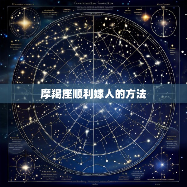摩羯座顺利嫁人的方法