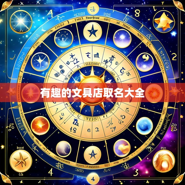 有趣的文具店取名大全