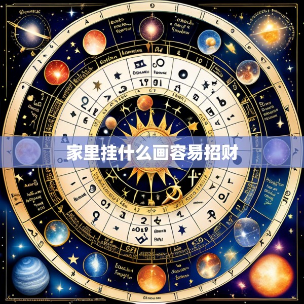 家里挂什么画容易招财