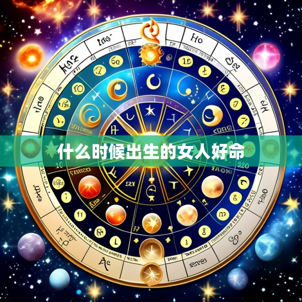 什么时候出生的女人好命