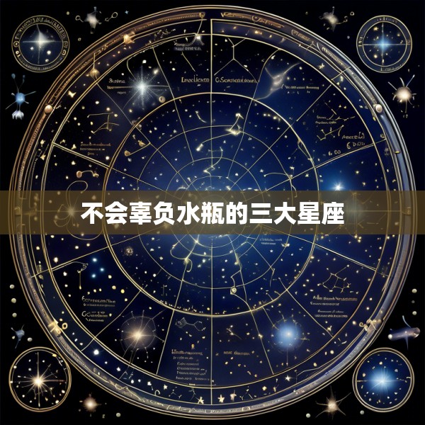 不会辜负水瓶的三大星座