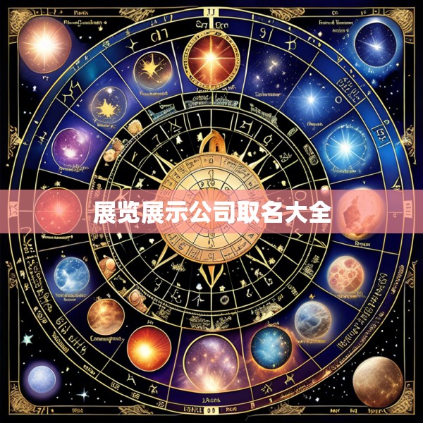 展览展示公司取名大全