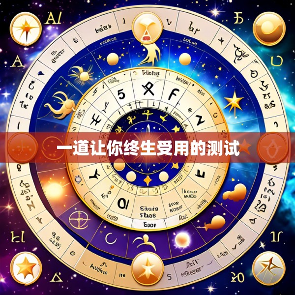 一道让你终生受用的测试