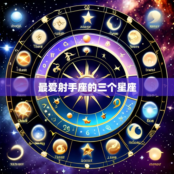 最爱射手座的三个星座