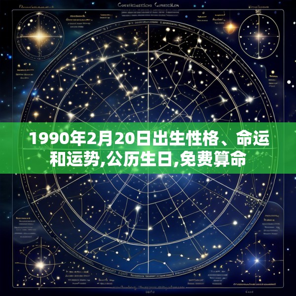 1990年2月20日出生性格、命运和运势,公历生日,免费算命