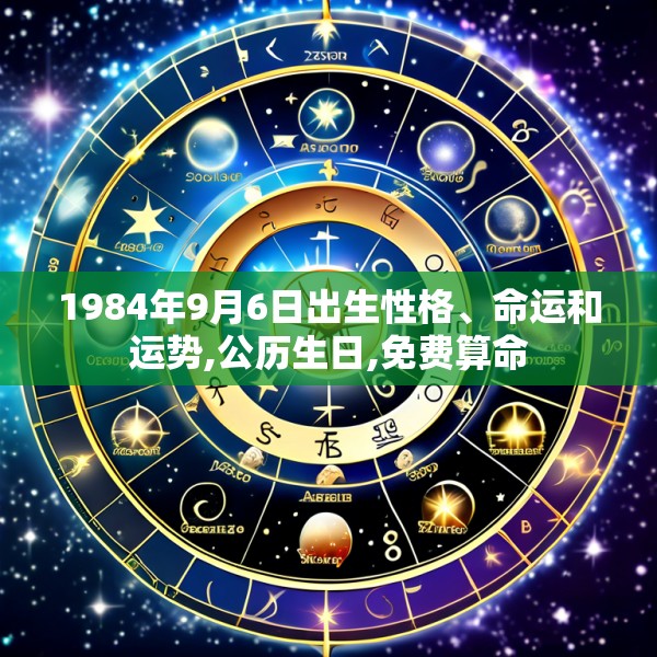 1984年9月6日出生性格、命运和运势,公历生日,免费算命