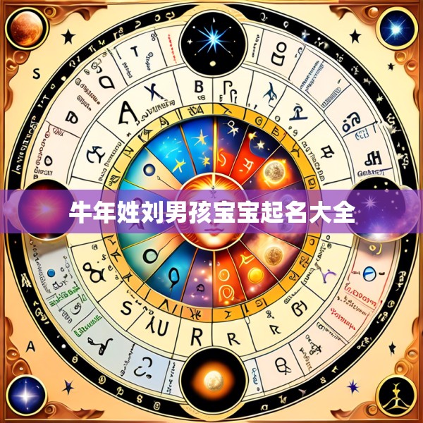 牛年姓刘男孩宝宝起名大全