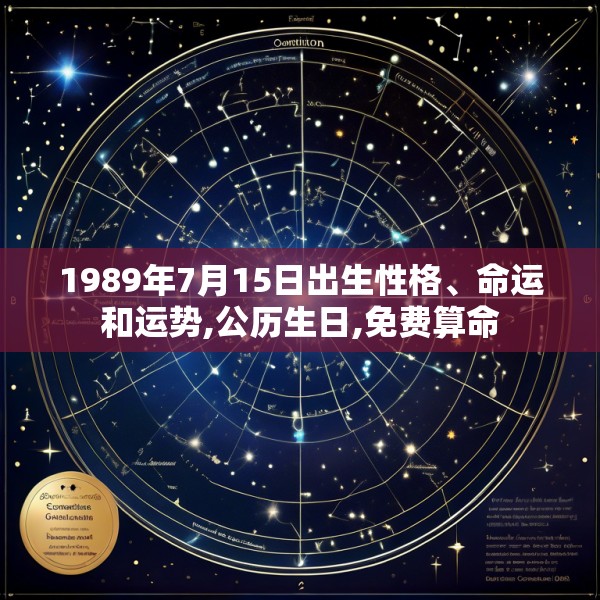 1989年7月15日出生性格、命运和运势,公历生日,免费算命