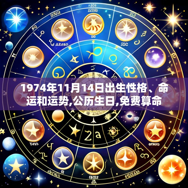 1974年11月14日出生性格、命运和运势,公历生日,免费算命