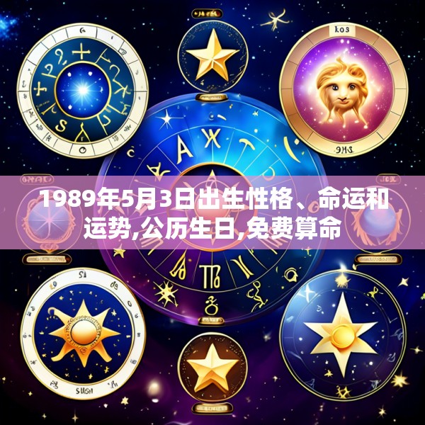 1989年5月3日出生性格、命运和运势,公历生日,免费算命