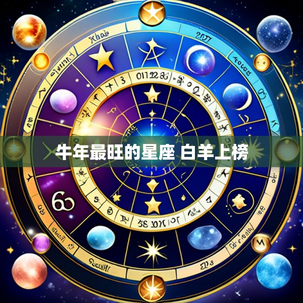 牛年最旺的星座 白羊上榜