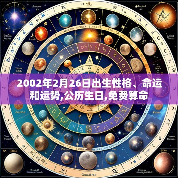 2002年2月26日出生性格、命运和运势,公历生日,免费算命