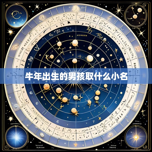 牛年出生的男孩取什么小名