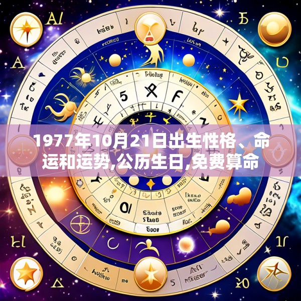 1977年10月21日出生性格、命运和运势,公历生日,免费算命