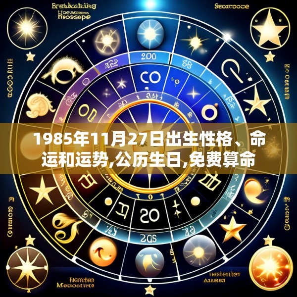 1985年11月27日出生性格、命运和运势,公历生日,免费算命