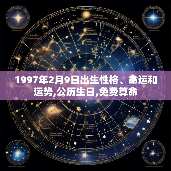 1997年2月9日出生性格、命运和运势,公历生日,免费算命