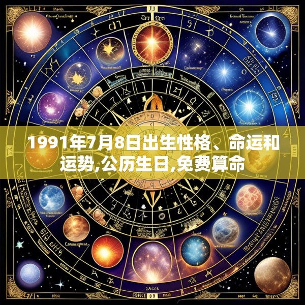 1991年7月8日出生性格、命运和运势,公历生日,免费算命