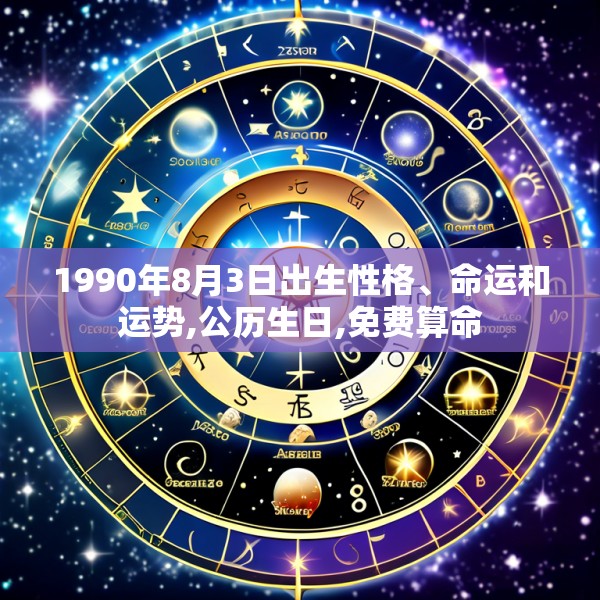 1990年8月3日出生性格、命运和运势,公历生日,免费算命