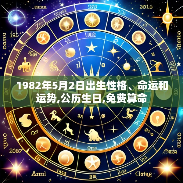 1982年5月2日出生性格、命运和运势,公历生日,免费算命