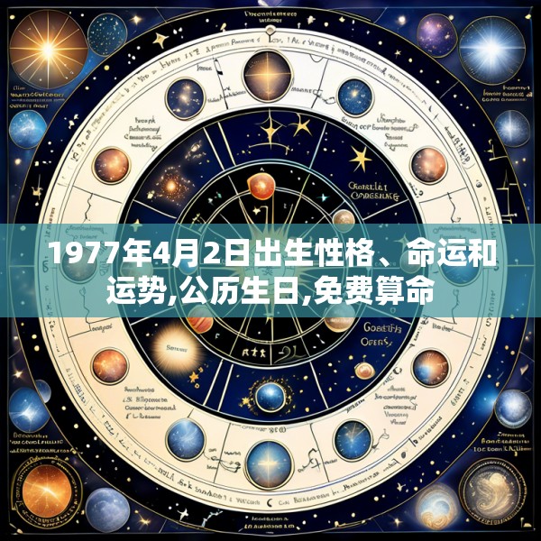 1977年4月2日出生性格、命运和运势,公历生日,免费算命