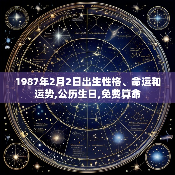 1987年2月2日出生性格、命运和运势,公历生日,免费算命