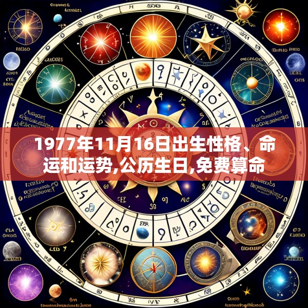 1977年11月16日出生性格、命运和运势,公历生日,免费算命