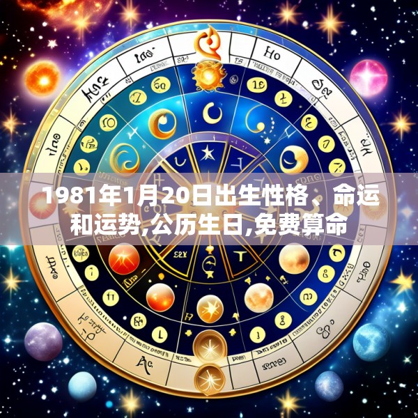 1981年1月20日出生性格、命运和运势,公历生日,免费算命