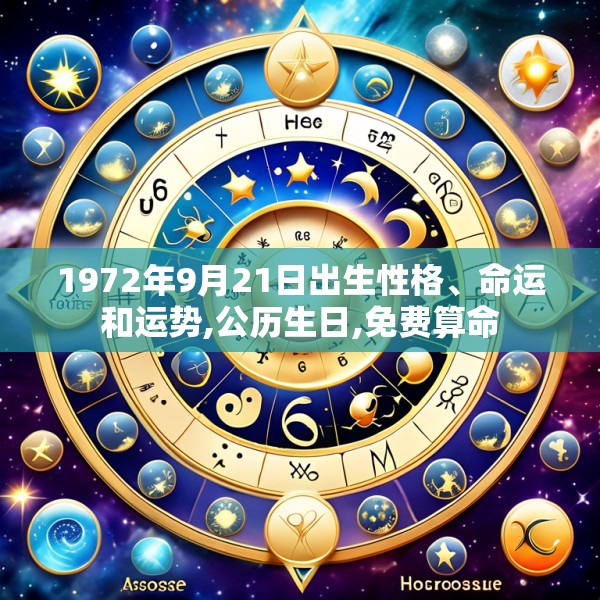 1972年9月21日出生性格、命运和运势,公历生日,免费算命