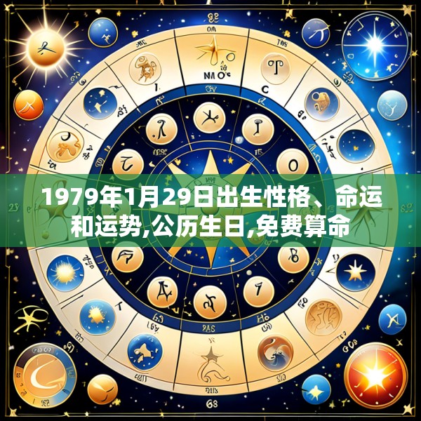 1979年1月29日出生性格、命运和运势,公历生日,免费算命