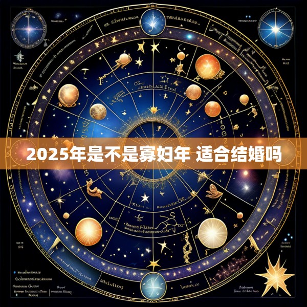 2025年是不是寡妇年 适合结婚吗