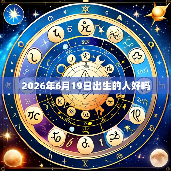 2026年6月19日出生的人好吗