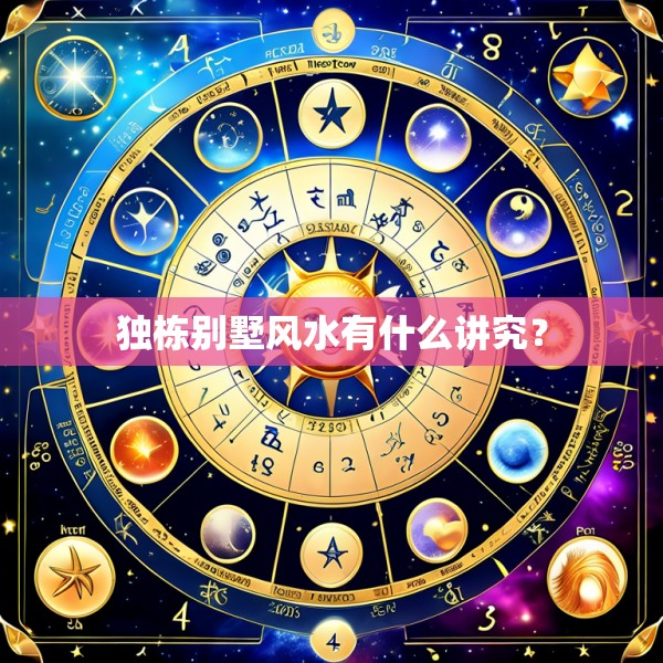 独栋别墅风水有什么讲究？