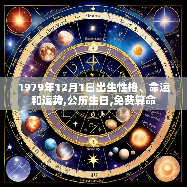1979年12月1日出生性格、命运和运势,公历生日,免费算命